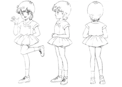 Magical Emi the Magic Star Animation Reference Materials Settei