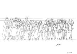 Mai Otome Animation Reference Materials Settei