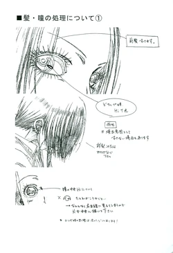 NANA Animation Reference Materials Settei