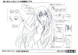 Oreshura Animation Reference Materials Settei