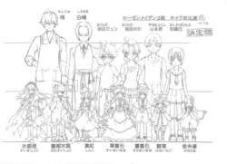 Rozen Maiden Traeumend Animation Reference Materials Settei