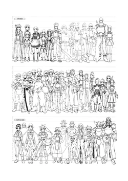 Sword Art Online S01 Animation Reference Materials Settei