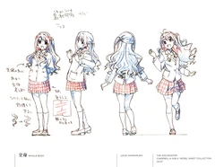 The Idolmaster Cinderella Girls Animation Reference Materials Settei