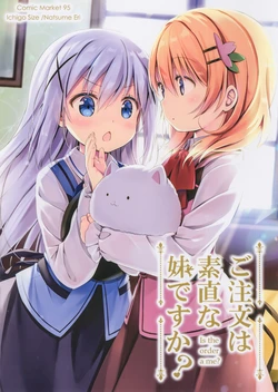 (C95) [Ichigosize (Natsume Eri)] Gochuumon wa Sunao na Imouto desu ka? - Is the order a me? (Gochuumon wa Usagi desu ka?)