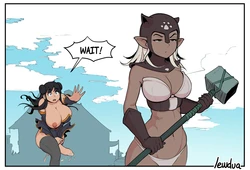 [Lewdua] The strength potion – Lola and Pamela