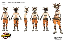 BORDERLANDS 3 Psycho concept art by Sergi_Brosa