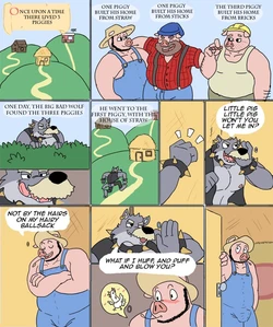 Three little pigs [in progress] [Colorized]