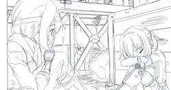 [Abutomato] First Original Work Rough Sketches [Pixiv FANBOX]