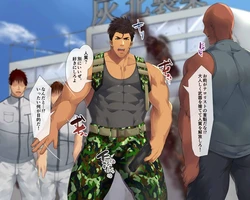[Takao no Gami (Toiro)] Kinniku J Eitai, Osumara Shasei Kanri Jigoku!!