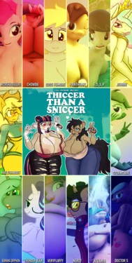 (Various) Thiccer Than A Sniccer (My little pony