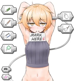[o-mupatapata] Hand Marker-chan no Kokuban ni Oekaki dekiru Appli (Ole Tower)