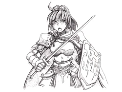 [Dame Neko] Onna Kishi A vs Orc Hei