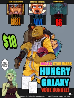 [VoraciousMoga]  Moga's Star Wars Hungry Galaxy Vore Bundle!