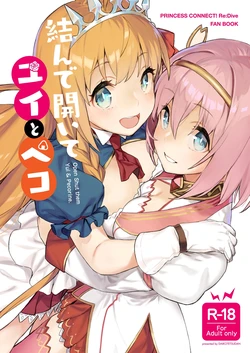 [Dai-kotetsu Dan (92M)] Musunde Hiraite Yui to Peko - Open Shut them Yui & Pecorine. (Princess Connect! Re:Dive)