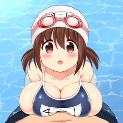 [Aqua_Drop_B] Mizugi o Wasurete Zenra de Jugyou o Ukeru Mana-chan (Kouhan wa Mizugi Sabun)
