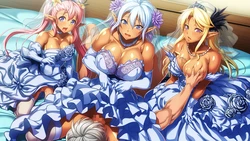 [WAFFLE] Namaiki Dark Elf 3 Shimai ga Boku ni Nakadashi o Motomeru. Official Bonus Scenario DLC