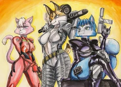 [SoulEaterSaku90] Foxy Gungals (Star Fox)