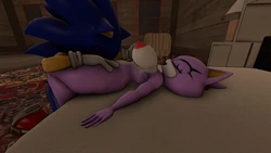 [HornyBunny] Sonic Fucks Blaze (NTR)