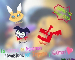 [68] Renamon o Impmon to Guilmon ga Ryoujoku Shichau Ohanashi | La Historia de Renamon, Guilmon e Impmon (Digimon) [Spanish] [Red Fox Makkan]