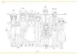 Kyoto Animation Miss Kobayashi's Dragon Maid Visual Art & Setting Design Book