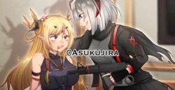 [Asukujira] 明日方舟—惊蛰×W (Arknights)