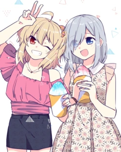 (C96) [BLEU (Mizuki)] Ichigo Blue Hawaii (Puella Magi Madoka Magica Side Story: Magia Record) [Spanish] [Nekomi Fans]