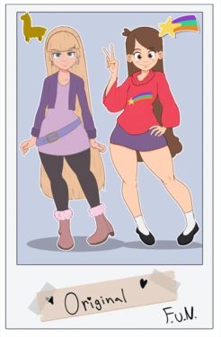 Mabel & Pacifica's Summer Scrapbook (HoneyShot) [Gravity Falls]