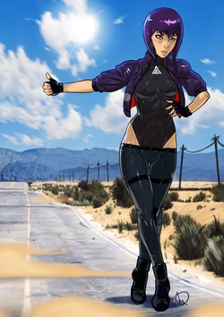 [Ganassa] Motoko's Hitchhiking (GITS 2045)