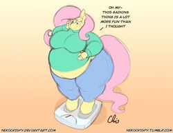 [Nekocrispy] Fluttershy Weight Gaim