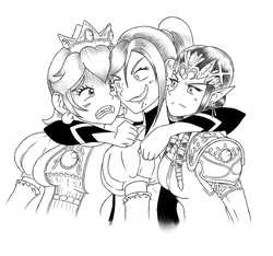 [Reactoegirl] Comic) Samus Vores Peach and Zelda series