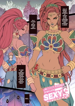 [Oda non] Rakugaki Ero Manga, Breath of the Wild no Urbosa-sama! | Random Porn Manga, ¡Urbosa de Breath of the Wild! (The Legend of Zelda: Breath of the Wild) [Spanish] [Kunstler Scans] [Decensored]