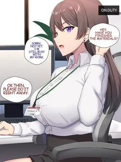 [Shinyashiki] Shokuba no Senpai to Dosukebe Sex [English]