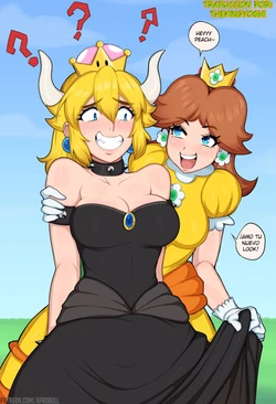 [Afrobull] Poll Winner Bowsette (Super Mario Brothers) (spanish) [TheKingYoshi]