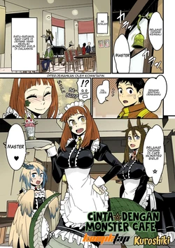 [Kuroshiki] Mon Cafe yori Ai o Komete | With Love, the Monster Cafe (Bessatsu Comic Unreal Monster Musume Paradise Vol. 4) [Indonesian] [Komiktap.in] [Colorized] [Decensored] [Digital]