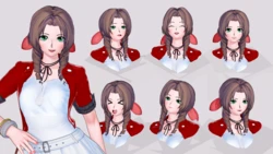 [Katoku-tai Kyappu] [Koikatsu] FF7 Rimeiku No Earisu O Sakusei