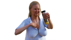 Old woman uses Scream symbiote