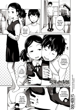 [Tsubaki Jushirou] 5nen no Ojikan -Hoken no Ojikan ♥ Bangaihen- | Clase de salud ♥ Extra: 5 años después (Aimai Diary) [Spanish] [Dou-Hen FS]