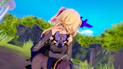 [debu] Fischl VS Slime (Genshin Impact)