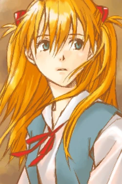 Asuka in school uniform (Neon Genesis Evangelion)