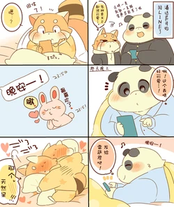 [Hyaku] Lesser-kun to Panda-kun. 1 | 雷萨君和潘达君 1 [Chinese] [神州国光社]