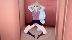 [TIMER] Akamatsu Kaede Ganimata Pose & Omake (Danganronpa)