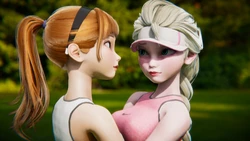 Elsa & Anna Butt War