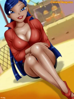 [CartoonValley] Musa dresses up sexy and naughty for an interview!