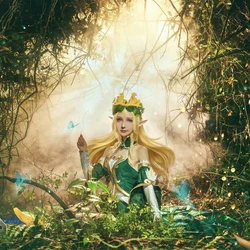 [一千只猫薄禾] 王者荣耀 王昭君精灵公主