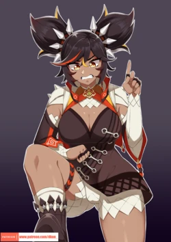 [Dkun] Xinyan's accidental Vaporize (Genshin Impact)