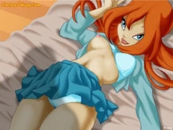 [CartoonValley] Winx babe Bloom enjoys having hot sex with her lover Sky!