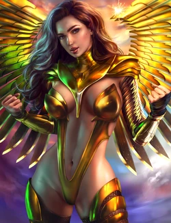Wonder Woman and others by Logan Cure