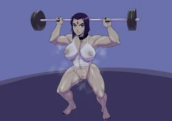[Kokobiel] Raven Lifts (Teen Titans)