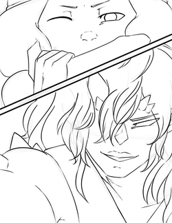 Ruby and Sapphire's Corruption wip [Inuyuru]