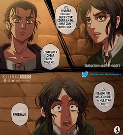 [Keisuke Aero] Eren x Pieck R-18 (Attack on Titan) [Spanish] [Mister Nugget]